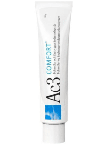 AC3 Comfort Gel er testvinder i BedreEndBedst's guide om de bedste hæmoride creme i håndkøb.