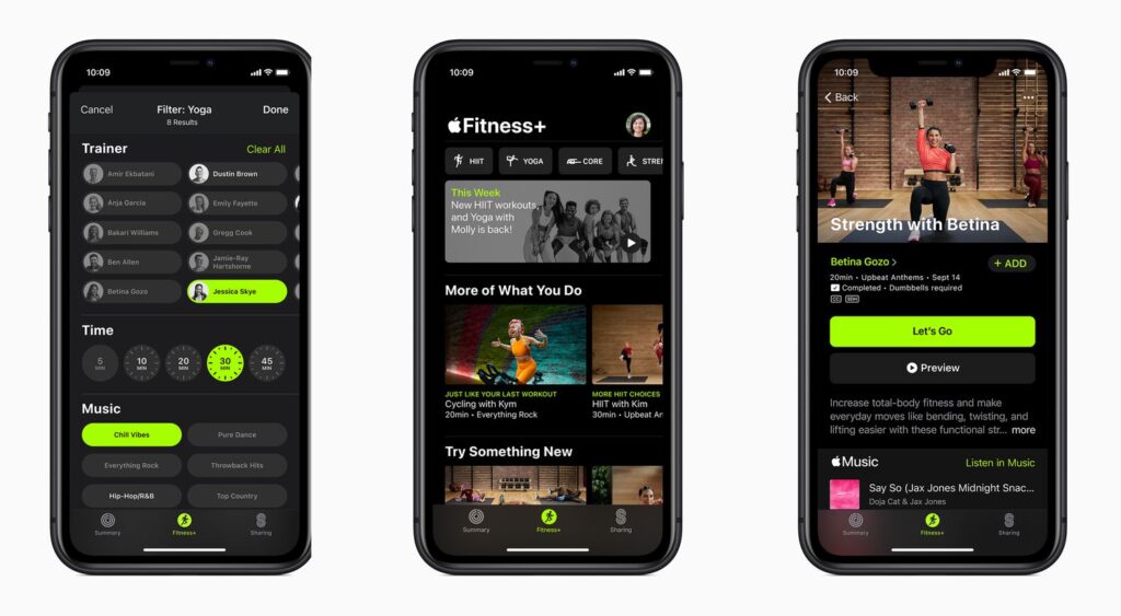 Apple Fitness Plus app