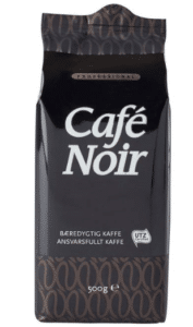 Café Noir Professional formalet kaffe er rangeret som nummer 10 bedste formalet kaffe i BedreEndBedst.dk's guide til hvordan man får den bedste filterkaffe