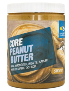 Core Peanut Butter er rangeret som nummer 3 på BedreEndBedst.dk's liste over de bedste peanutbutter i test tilgængelige i Danmark.