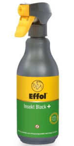 Effol Insekt Block+ er rangeret som nummer 10 på BedreEndBedst.dk's liste over de bedste insektsprays til heste i test.