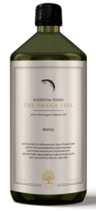 Essential Foods The Omega-3 Oil er den bedste olie til hunde i test.