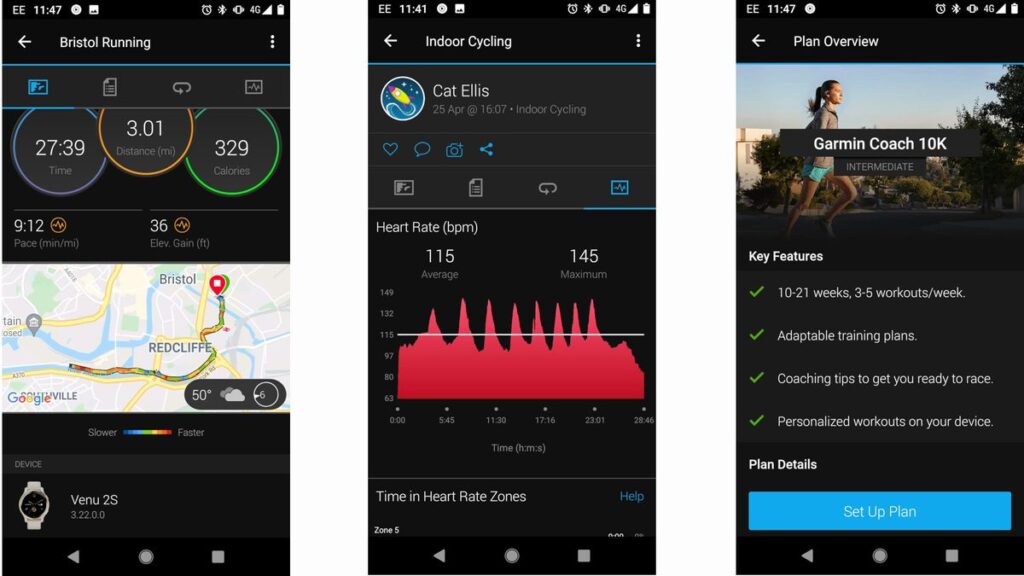 Garmin Connect app