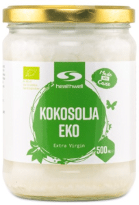 Healthwell Kokosolie Neutral Øko (500 ml) er rangeret som nummer 1 på BedreEndBedst.dk's liste over de bedste kokosolie i test.