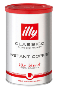 Illy Classico Instant Kaffe er rangeret som nummer 6 i BedreEndBedst.dk's test af de bedste instant kaffe tilgængelige i Danmark