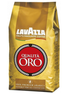 Lavazza Qualità Oro Kaffebønner er rangeret som nummer 1 på BedreEndBedst's liste over de bedste kaffebønner i test