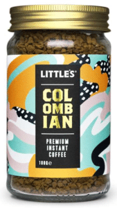 Little's Colombian Premium Instant Kaffe er rangeret som nummer 7 i BedreEndBedst.dk's test af de bedste instant kaffe tilgængelige i Danmark