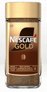 Nescafé Gold Instant Kaffe er rangeret som nummer 4 i BedreEndBedst.dk's test af de bedste instant kaffe tilgængelige i Danmark