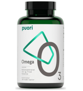 Puori O3 Omega-3 er rangeret som nummer 2 på BedreEndBedst.dk's liste over de bedste fiskeolie/omega-3 i test