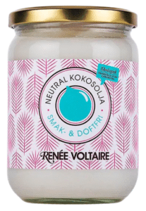 Renée Voltaire Kokosolie Neutral Øko (500 ml) er rangeret som nummer 5 på BedreEndBedst.dk's liste over de bedste kokosolie i test.