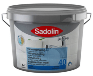 Sadolin 40 Vådrumsmaling Hvid 2.5L