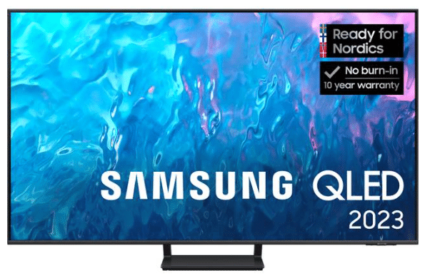 Samsung TQ85Q70C er rangeret som nummer 9 i BedreEndBedst's test af de bedste 85 tommer TV til prisen