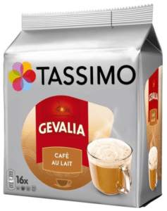 Tassimo Gevalia Café au Lait Kaffekapsler er rangeret som nummer 9 på BedreEndBedst.dk's liste over de bedste kaffekapsler i test