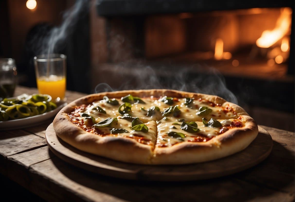 A rustic pizzeria in Fredericia, with a wood-fired oven, fresh ingredients, and a cozy atmosphere