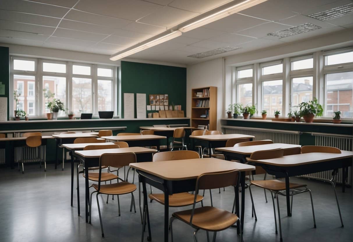 A specialized 10th-grade classroom in Copenhagen, featuring advanced curriculum and engaging learning environment