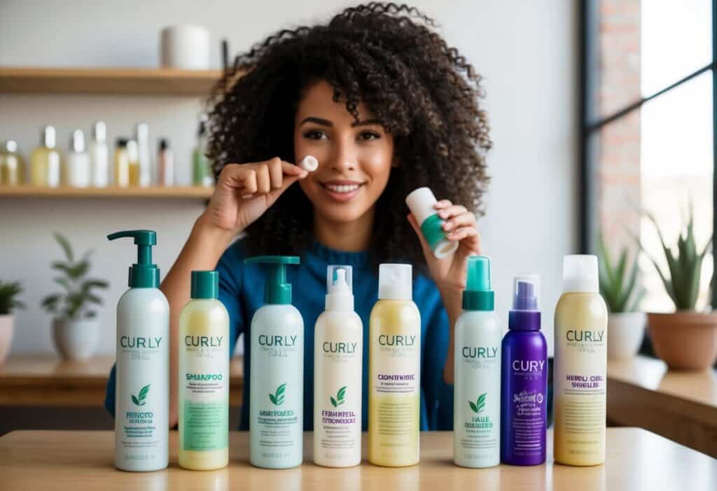 sådan tester vi de bedste Curly Girl produkter